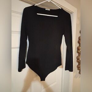 Classic Black Long Sleeve Bodysuit